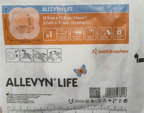 Allevyn LIFE 12 9x12 9cm 1szt Smith Nephew 12102505717 Allegro Pl