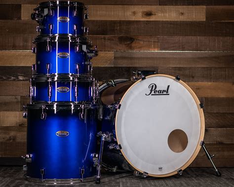 Pearl Decade Maple Pc Shell Kit Cobalt Blue Fade Sims Music