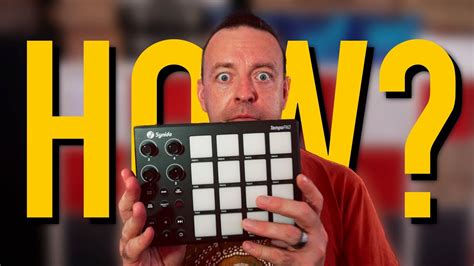 How To Play Drums With Best Midi Controller Synido Tempopad Youtube