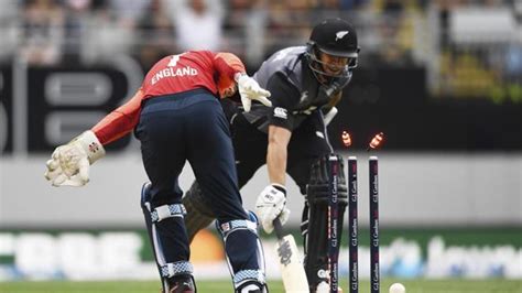 Sam Billings Emulates Ms Dhoni To Dismiss Ross Taylor In 5th England Vs New Zealand T20i Watch