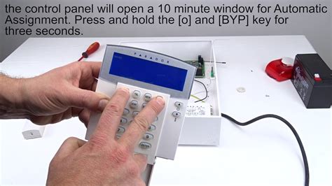 How To Add Wireless Keypad K To Paradox Mg Control Panel Youtube