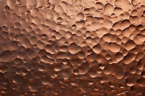 Textura De Pared De Cobre Martillado Foto Premium