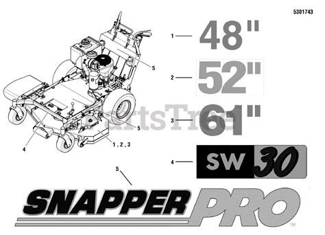 Snapper Pro Sw Snapper Pro Sw Series Walk Behind