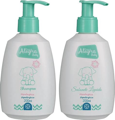 Super Kit Shampoo E Sabonete Liquido Alegria Baby Hinode