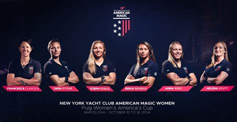 New York Yacht Club American Magic Announces Women S Team For The Puig