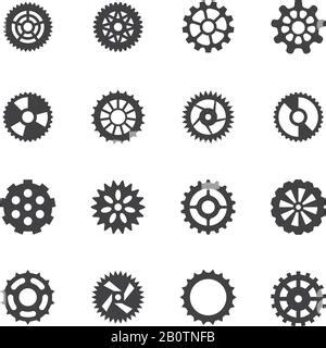 Icons A Gear Wheel Stock Vector Image Art Alamy