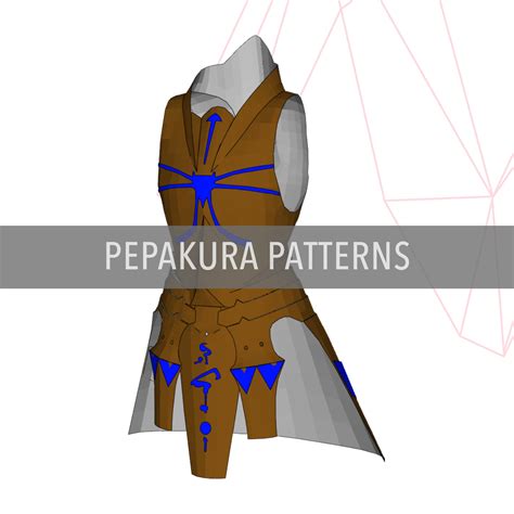 Gilgamesh Armor Diy Cosplay Pepakura Foam Template Etsy