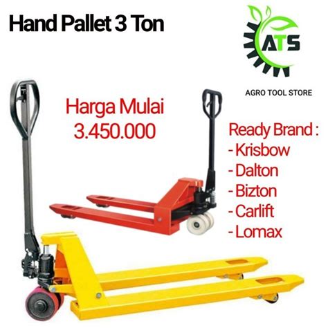 Jual Hand Pallet 3ton Krisbow Car Lift Dalton 3 Ton Alat Angkut Barang