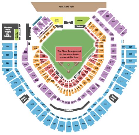 Petco Park Seating Chart And Maps San Diego