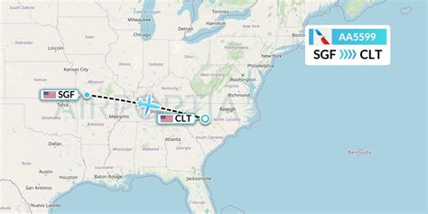 AA5599 Flight Status American Airlines Springfield To Charlotte AAL5599