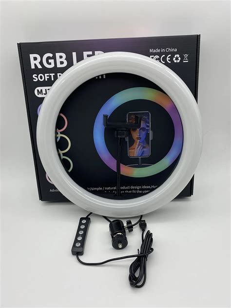 Mj Rgb Soft Ring Light Circle Photography Lighting Colour Led Rgb