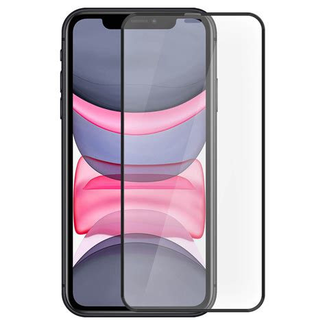 Fazowane szkło hartowane 9H do Iphone 11 Tiger Glass Muvit czarna