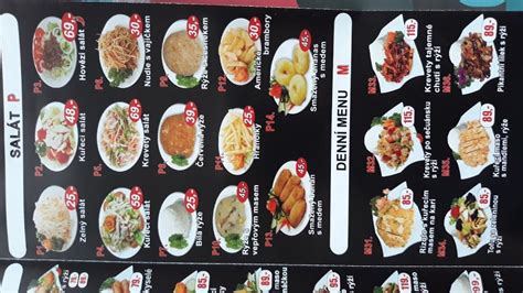 Menu at Golden Restaurant, Pilsen, Sladkovského 285