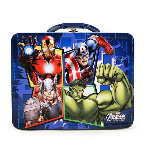 The Avengers Tin Box Tin Lunch Boxes Lunch Box Metal Lunch Box