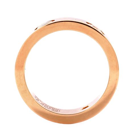 Cartier Love 3 Diamonds Band Ring 18k Rose Gold With Diamonds For Sale