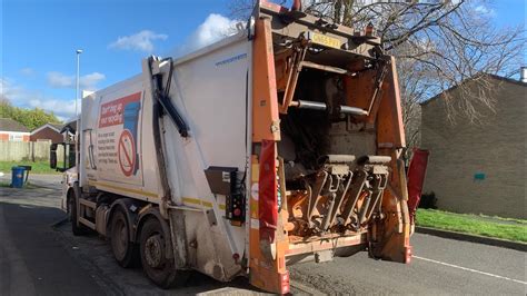 Second Collection Of The Year Mercedes Econic Refuse Truck On Garden