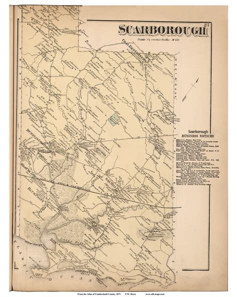 Cumberland County Maine Maps