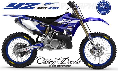 2018 YZ125 YZ250 BluCru MX Graphics kit