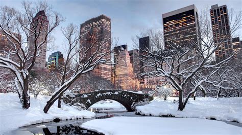 Winter in New York City Wallpaper