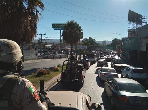 Llegan 350 Elementos De Guardia Nacional Para Patrullar Tijuana