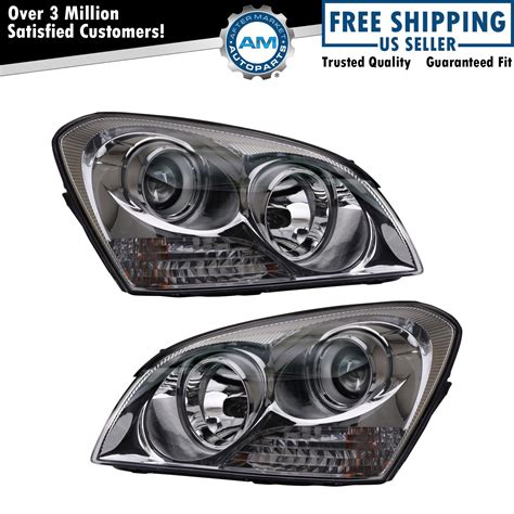 Headlights Headlamps Left Right Pair Set NEW For 07 08 Kia Optima EBay