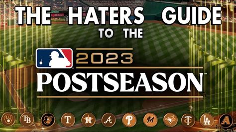 The Haters Guide To The Mlb Postseason Youtube