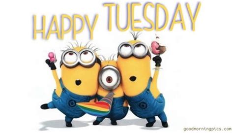 Happy Tuesday Minions Singing Happy Birthday