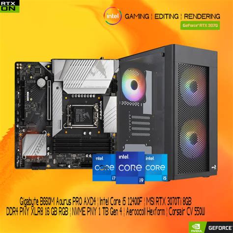 Jual Pc Gaming Editing Rendering Intel Core I F With Rtx