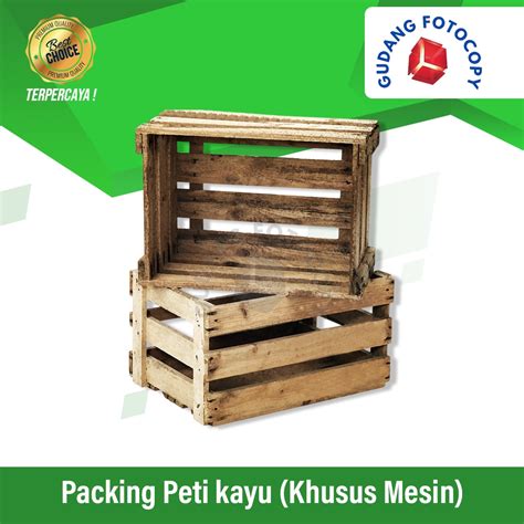 Jual Packing Peti Kayu Khusus Mesin Shopee Indonesia