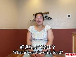Fat Japanese Shows Chubby Body And Big Ass Asian Talks About Sex Experience Bbw Nagisa