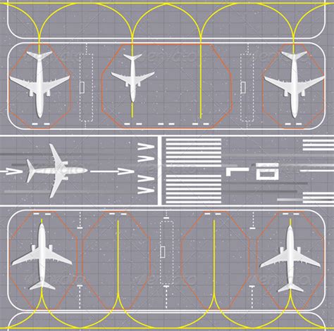 Airport Layout | GraphicRiver