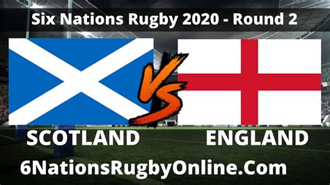 Scotland vs England Live Stream 2020 Round 2 | Full Match Replay