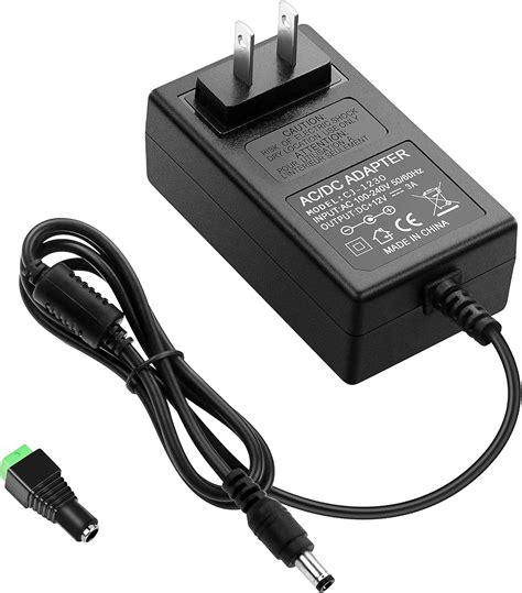 Amazon ALITOVE 12V 3A Power Supply Adapter 100 240V AC To DC 12