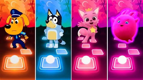 Sheriff Labrador 🆚 Bluey Bingo Cartoon 🆚 Pinkfong 🆚 Sunny Bunnies