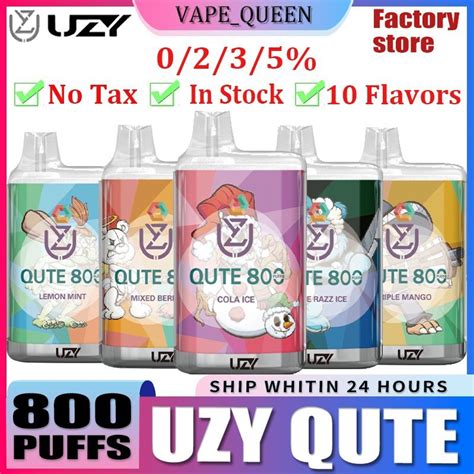 Crytal Vape Puff Original Uzy Qute Puffs Disposable