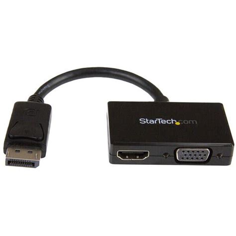 Startech Reise A V Adapter In Displayport Auf Hdmi Oder Vga