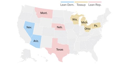 Tracking The Senates Most Competitive Races The New York Times