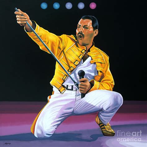 Freddie Mercury Live Painting By Paul Meijering Pixels