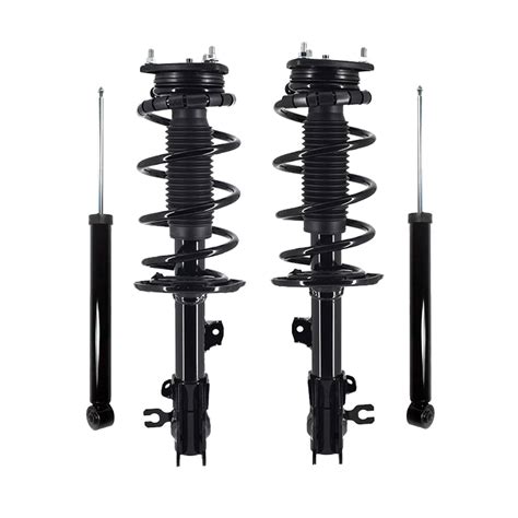 Set 4 Front Quick Complete Strut Coil Spring Rear Shock For 2014 2016