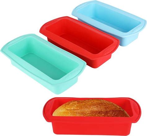 Lot De Moules Pain Rectangulaires En Silicone Pour G Teaux Et Pains