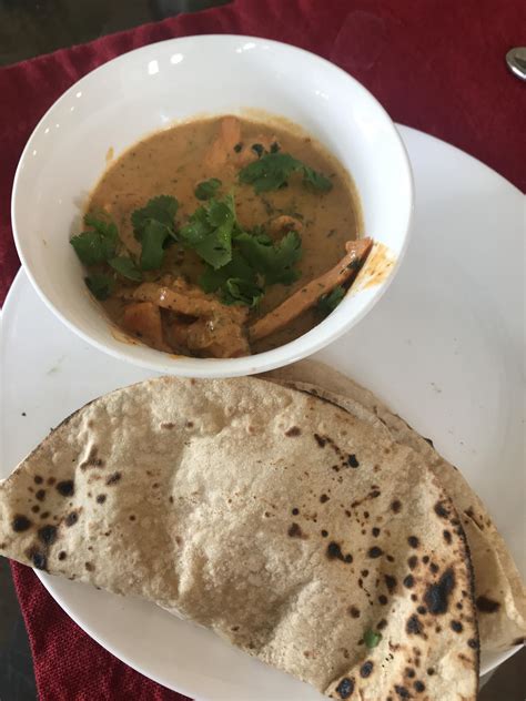 Home Cooked Chicken Butter Masala With Roti Scrolller