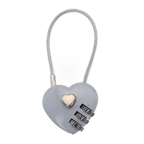 Zinc Alloy Backpack Concentric Lock Long Wire Rope Password Padlock