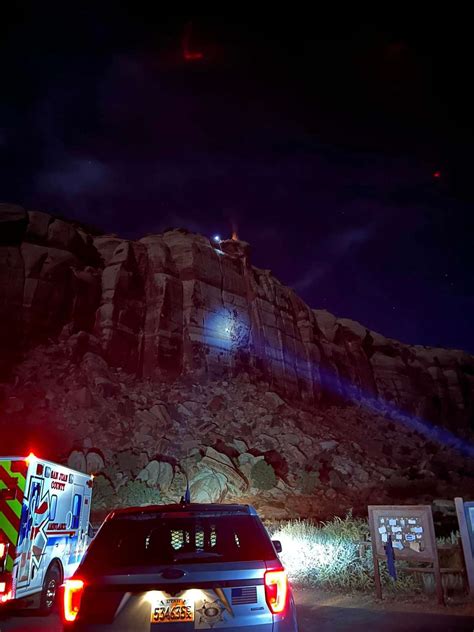 Hiker Rescued 12 Hours After His Knee Got Stuck In Crack Of Cliff