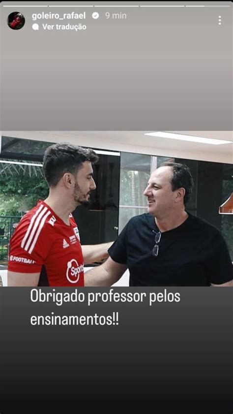 Jogadores Do S O Paulo Se Despedem De Rog Rio Ceni Nas Redes