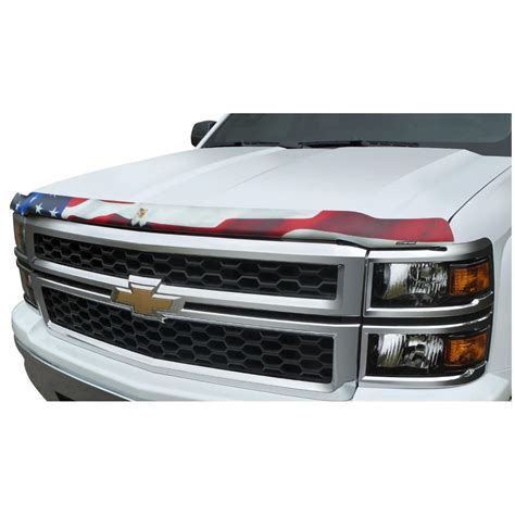 Stampede 2050 30 Vigilante Hood Protector Usa Flag Silverado 1500