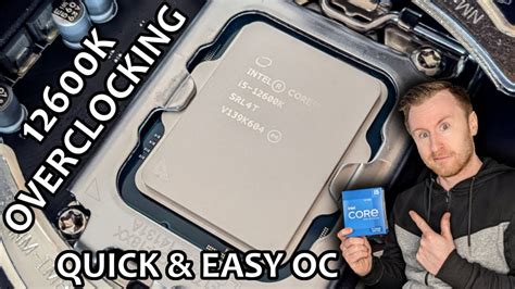 Intel Core i5-12600K P&E Core Overclocking! Walkthrough & Performance ...