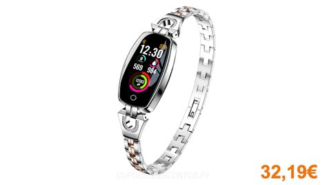 Bakeey H8 HR Smartwatch Watch - Cupões Tá Fixe