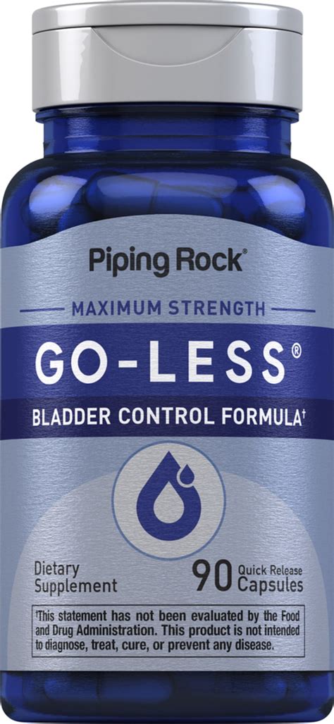 Go Less Bladder Control Maximum Strength 90 Quick Release Capsules