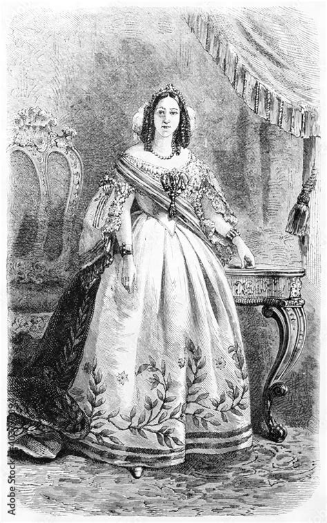 Teresa Cristina Of The Two Sicilies Full Body Portrait Brazilian