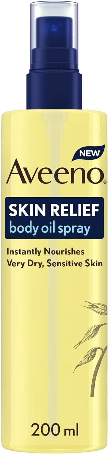 Aveeno Skin Relief Body Oil Spray 200ml Au Beauty